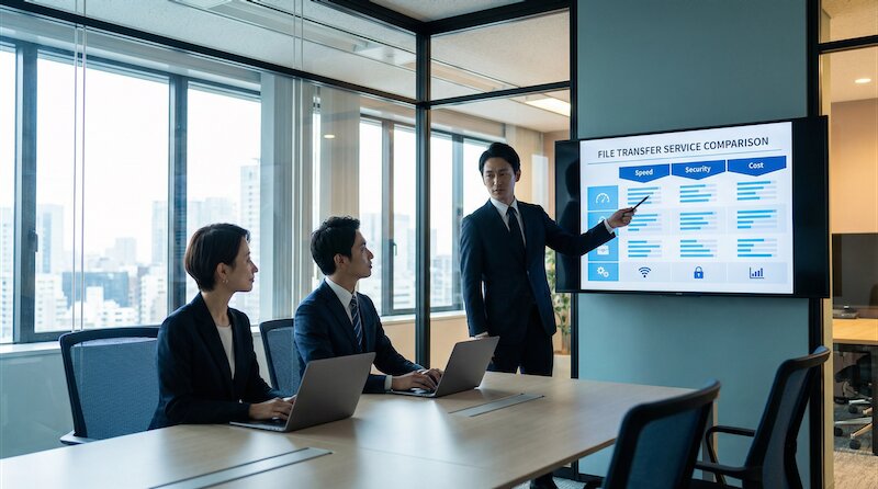 法人利用で本当に差が出るファイル転送サービスの機能とは